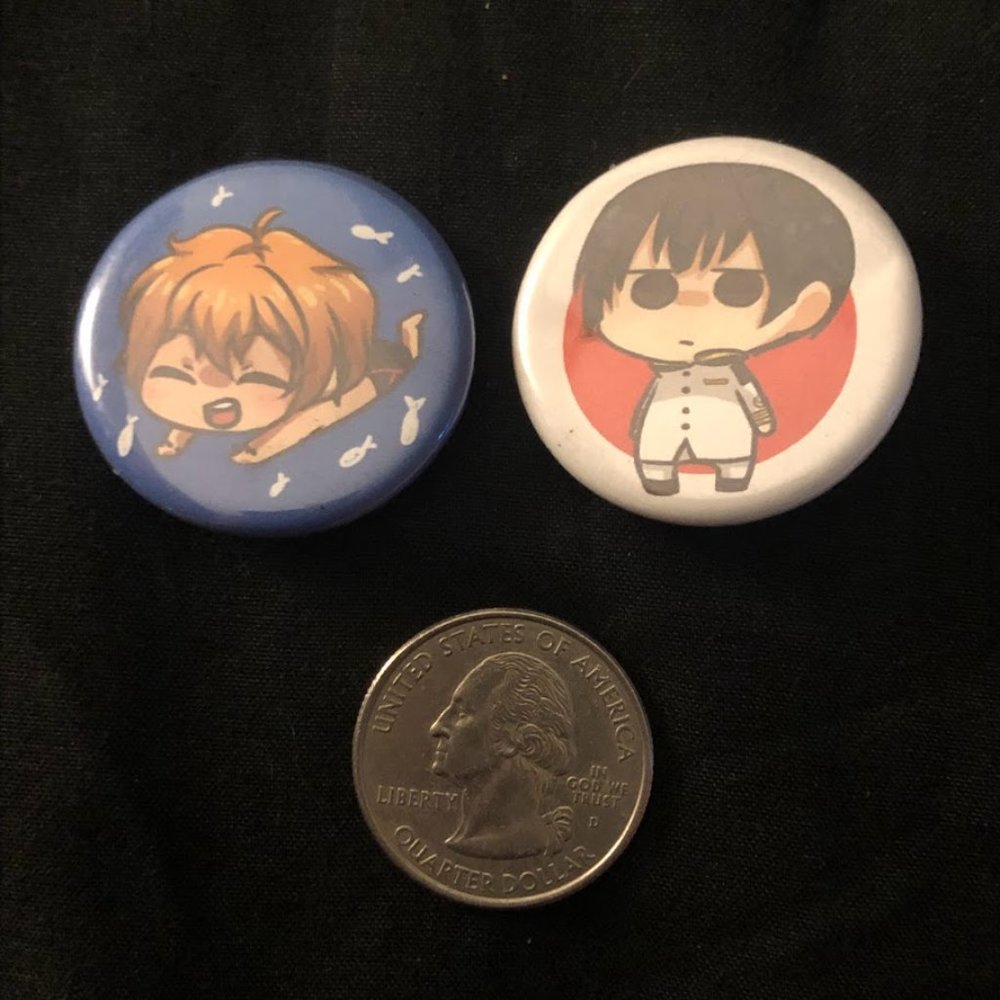 Hetalia pins